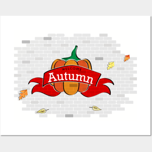 Welcome Autumn Posters and Art